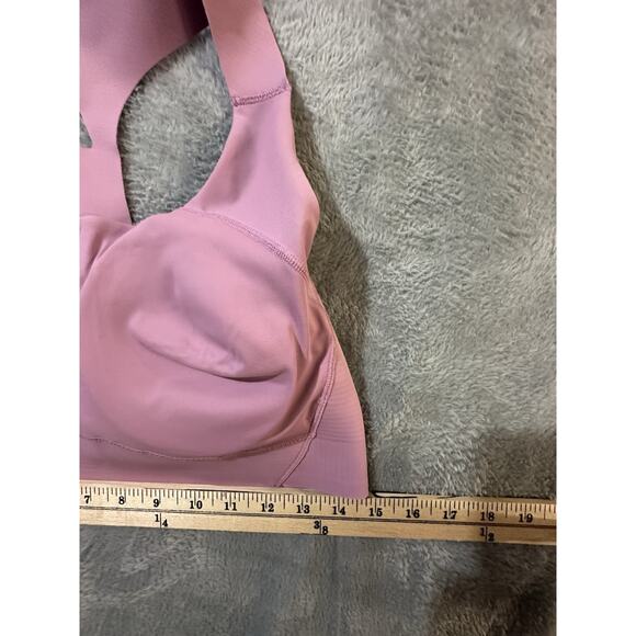 Jockey Pink Racerback Sports Bra XL Seamless Molded Cup Activewear Workout - Picture 5 of 6